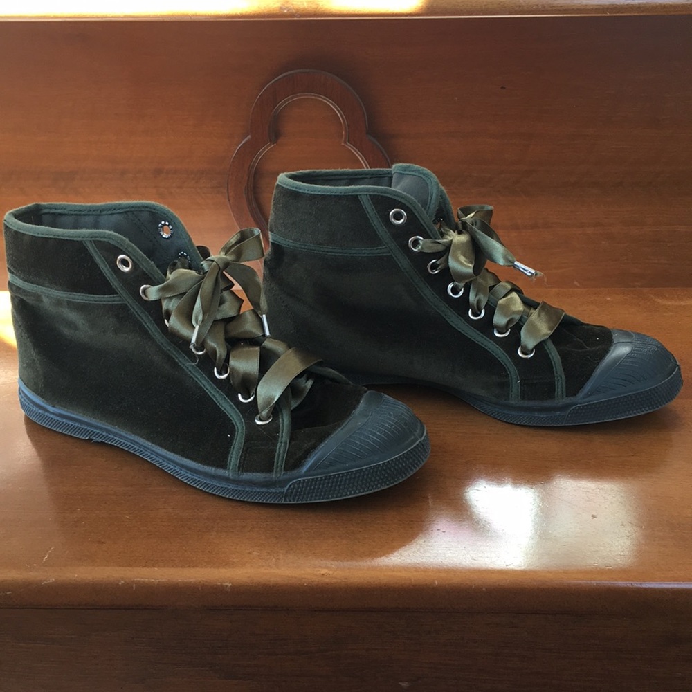 Bensimon Free People Velvet High Tops